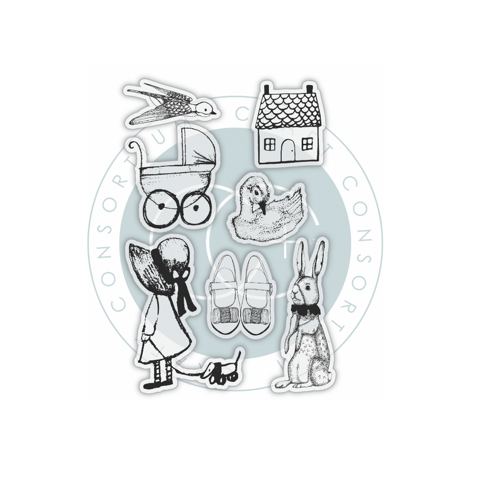 Craft Consortium Nostalgia Clear Stamps ccdstmp004 product image