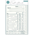 Craft Consortium Old Ledger Stencil ccestnl001s
