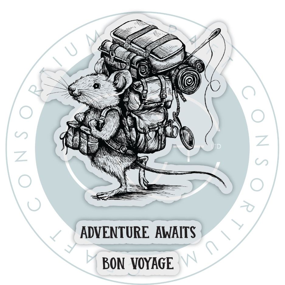 Craft Consortium Oliver's Adventures Adventure Awaits Clear Stamps ccdwstp002 image 1