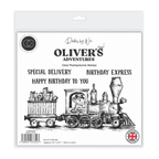 Craft Consortium Oliver's Adventures Birthday Express Clear Stamps ccdwstp006