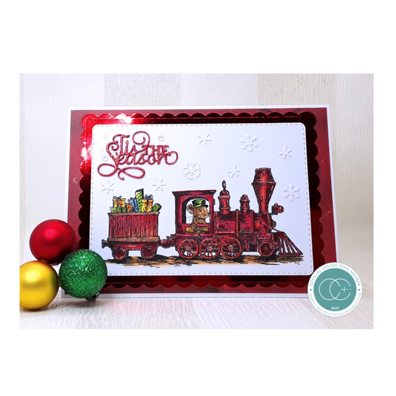 Craft Consortium Oliver's Adventures Birthday Express Clear Stamps ccdwstp006 tis the season