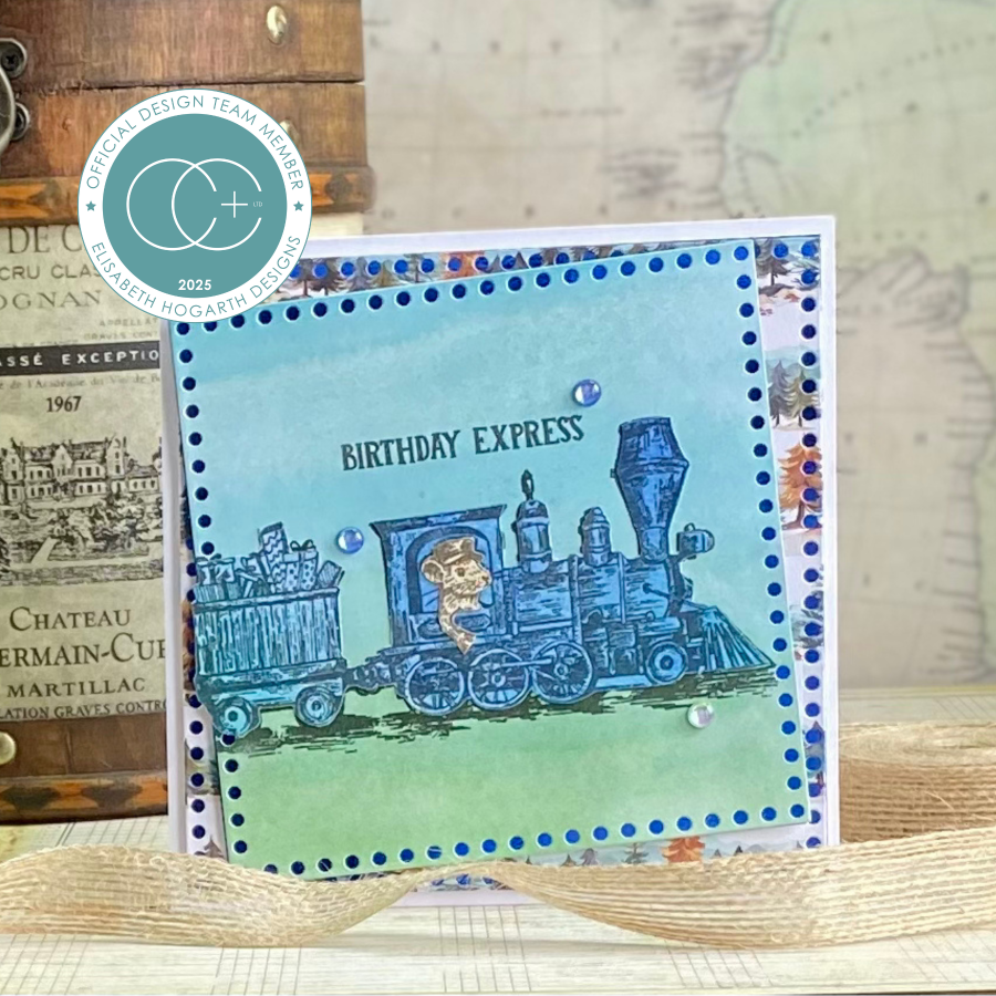 Craft Consortium Oliver's Adventures Birthday Express Clear Stamps ccdwstp006 train
