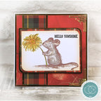 Craft Consortium Oliver's Adventures Daisy Clear Stamps ccdwstp004 hello