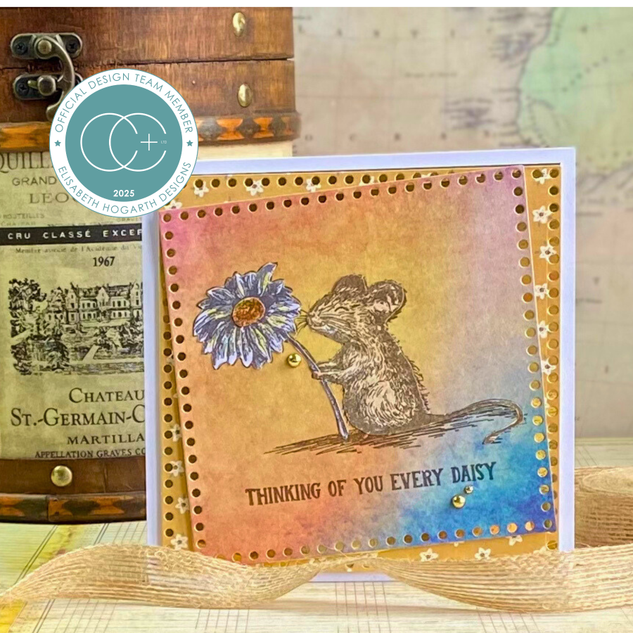 Craft Consortium Oliver's Adventures Daisy Clear Stamps ccdwstp004 thinking of you