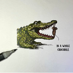 Craft Consortium Oliver's Adventures In A While Crocodile Clear Stamps ccdwstmp016 brown mouse