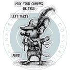 Craft Consortium Oliver's Adventures Let's Party Clear Stamps ccdwstmp011 image 1