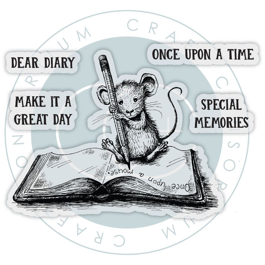 Craft Consortium Oliver's Adventures Memories Clear Stamps ccdwstp008 image 1