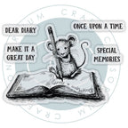 Craft Consortium Oliver's Adventures Memories Clear Stamps ccdwstp008 image 1