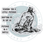 Craft Consortium Oliver's Adventures Message In A Bottle Clear Stamps ccdwstmp013 image 1