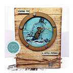 Craft Consortium Oliver's Adventures Message In A Bottle Clear Stamps ccdwstmp013 port hole