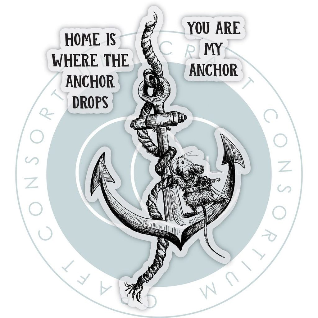 Craft Consortium Oliver's Adventures My Anchor Clear Stamps ccdwstmp012 image 1
