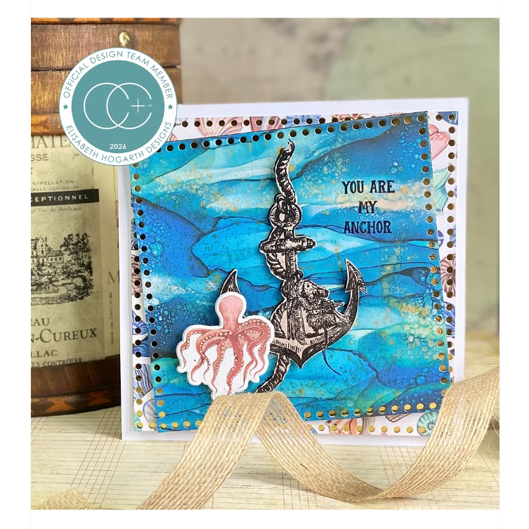 Craft Consortium Oliver's Adventures My Anchor Clear Stamps ccdwstmp012 octopus