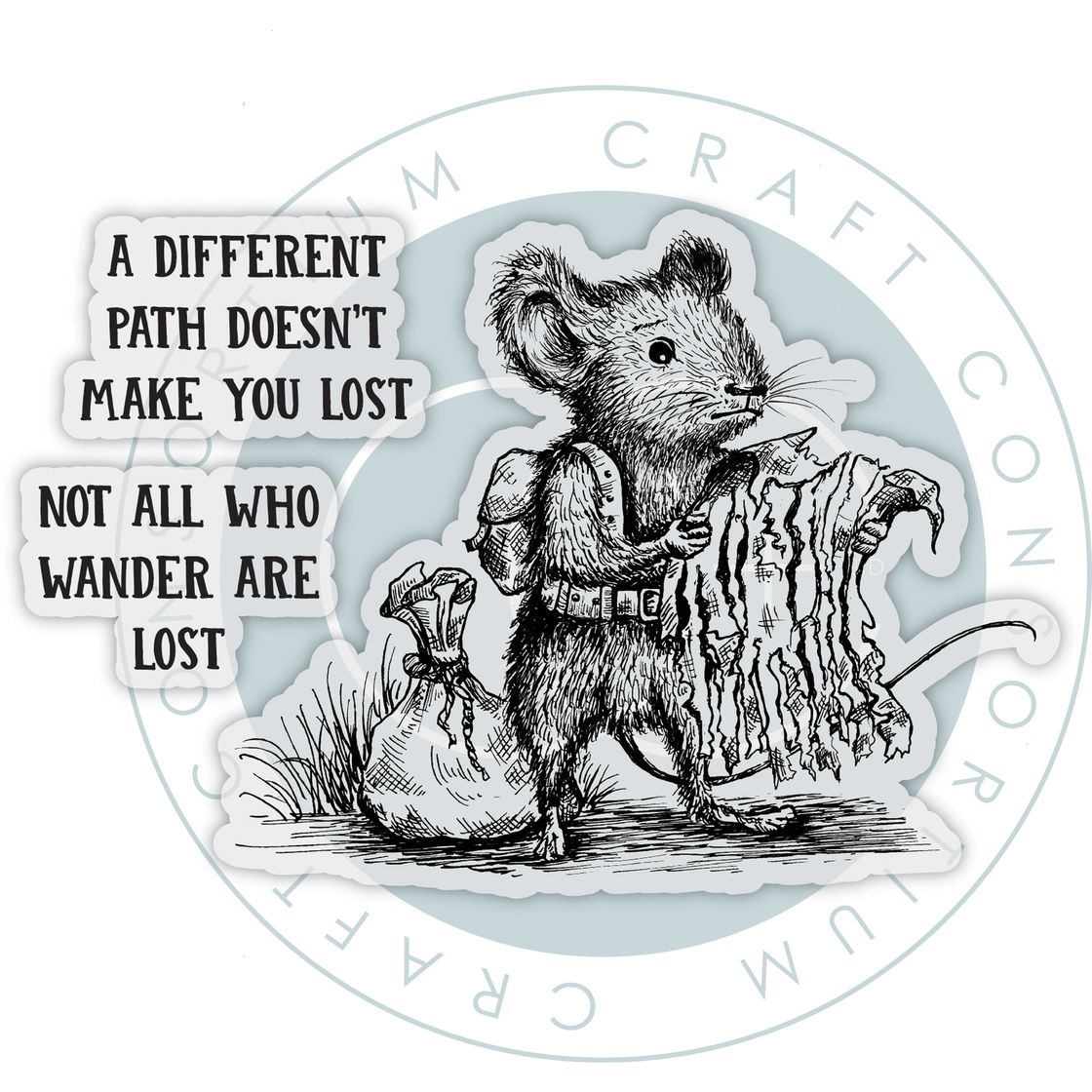 Craft Consortium Oliver's Adventures Not Lost Clear Stamps ccdwstmp018 image 1