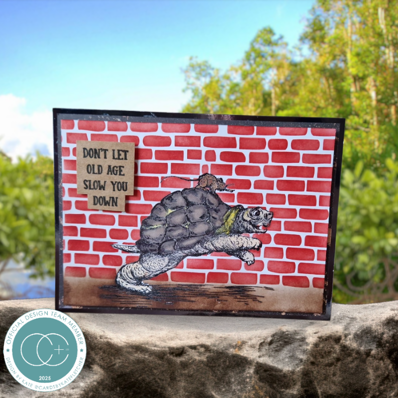Craft Consortium Oliver's Adventures Old Age Clear Stamps ccdwstp009 bricks