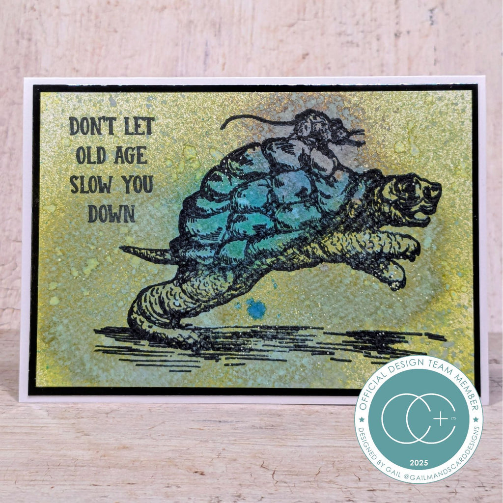 Craft Consortium Oliver's Adventures Old Age Clear Stamps ccdwstp009 let's go