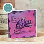 Craft Consortium Oliver's Adventures Old Age Clear Stamps ccdwstp009 pink