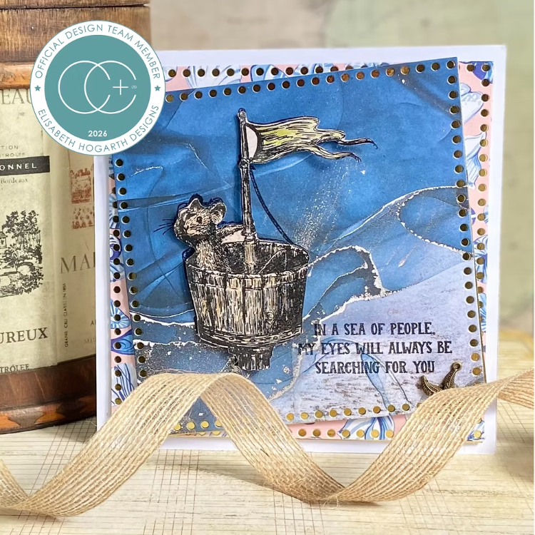 Craft Consortium Oliver's Adventures See No Ships Clear Stamps ccdwstmp014 yellow flag