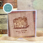 Craft Consortium Oliver's Adventures Travel Clear Stamps ccdwstp010 luggage