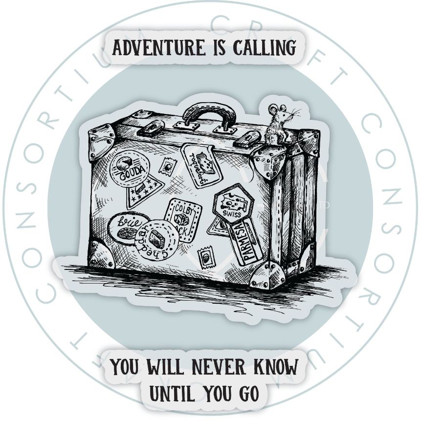 Craft Consortium Olivers Adventures Travel Clear Stamps ccdwstp010  image 1