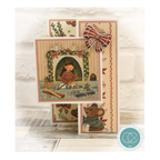 Craft Consortium Olivia's Christmas Tale 6 x 6 Paper Pad ccppad050b christmas mouse card