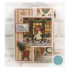 Craft Consortium Olivia's Christmas Tale 6 x 6 Paper Pad ccppad050b christmas shopping card