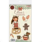 Craft Consortium Olivia's Christmas Tale Baking Clear Stamps ccstmp104