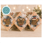Craft Consortium Olivia's Christmas Tale Ephemera cceph016 cute mouse card