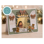 Craft Consortium Olivia's Christmas Tale Ephemera cceph016 window seat card