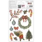 Craft Consortium Olivia's Christmas Tale Rub On Transfer Sheets ccrubt010 back of packaging