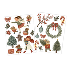 Craft Consortium Olivia's Christmas Tale Rub On Transfer Sheets ccrubt010 contents inside package