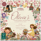 Craft Consortium Olivia's Wildflower Adventures 8 x 8 inch Paper Pad cclpad003