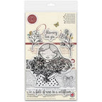 Craft Consortium Olivia's Wildflower Adventures Be A Wildflower Clear Stamps cclstmp007 outline