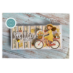 Craft Consortium Olivia's Wildflower Adventures Dreams Clear Stamps cclstmp008 basket of flowers