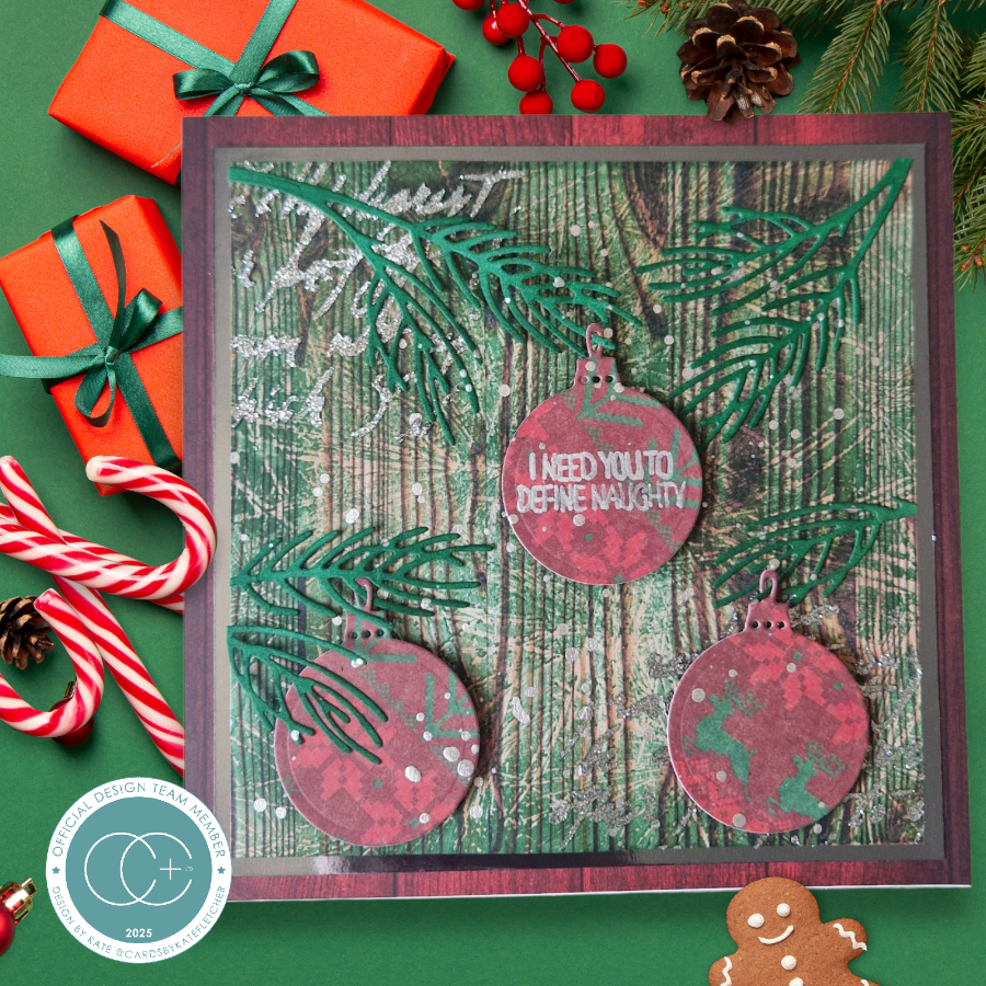 Craft Consortium Pine Needles Clear Stamp ccestmp014 christmas