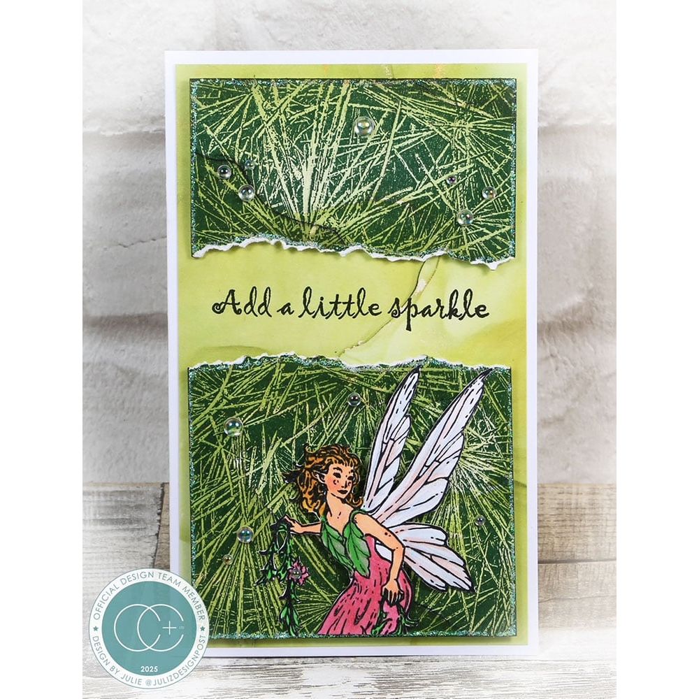 Craft Consortium Pine Needles Clear Stamp ccestmp014 fairy