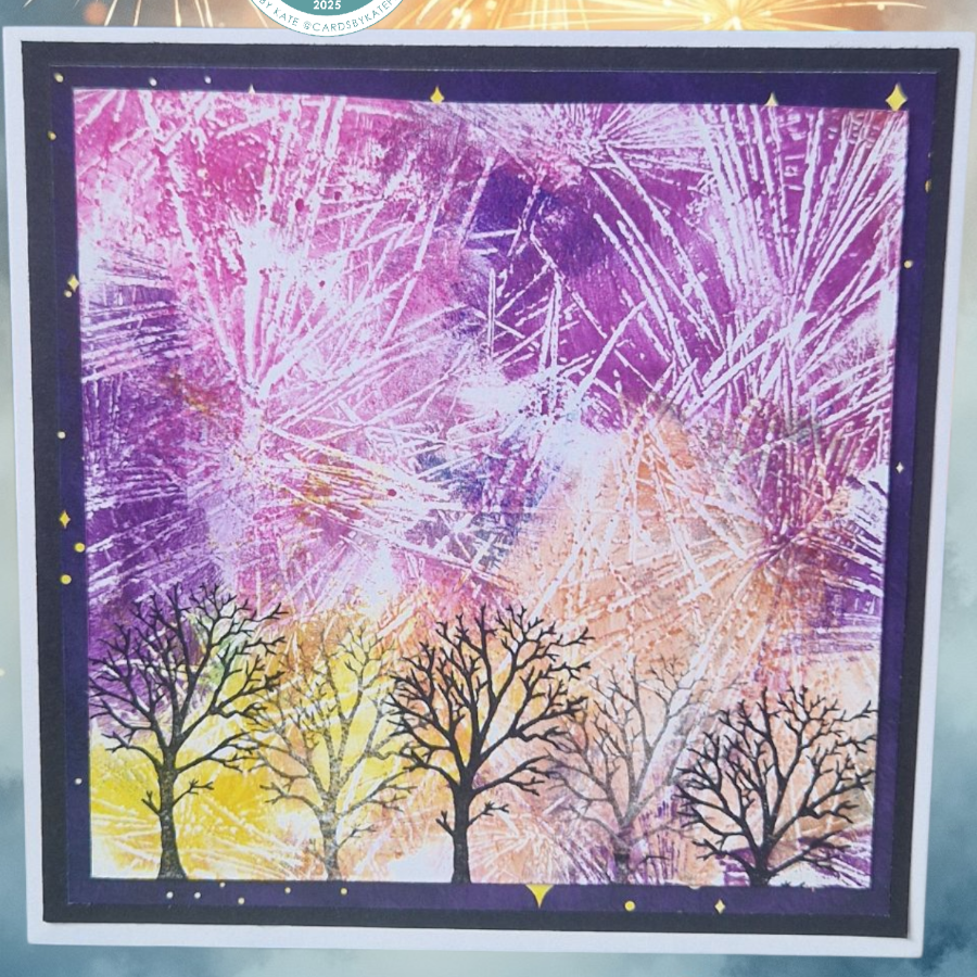 Craft Consortium Pine Needles Clear Stamp ccestmp014 fireworks