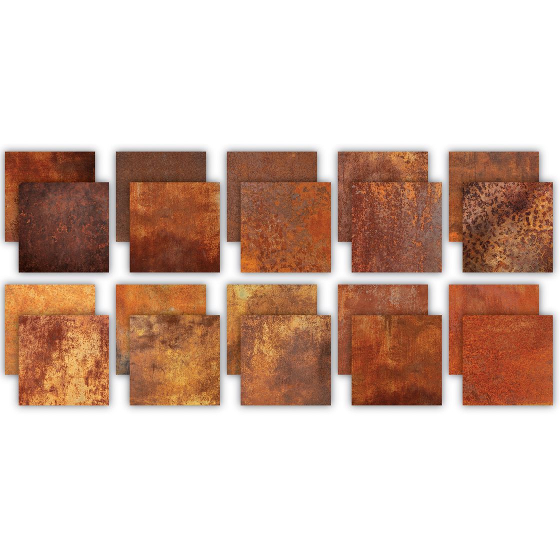Craft Consortium Rust Textures 6 x 6 inch Paper Pack ccepad043b