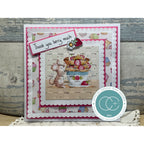 Craft Consortium Strawberry Tea 8 x 8 inch Paper Pad cclpad002 thank you berry much