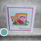 Craft Consortium Strawberry Tea So Sweet Clear Stamps cclstmp004 berries