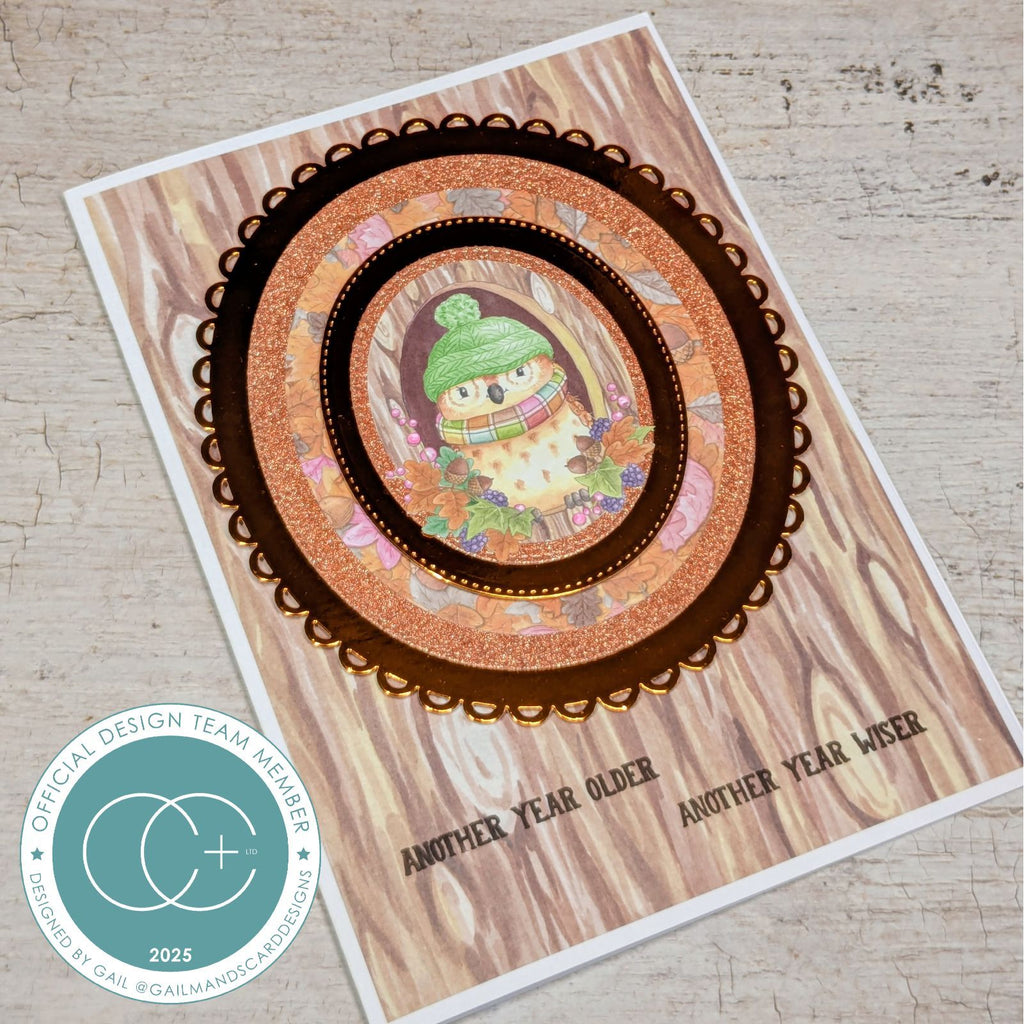 Craft Consortium Tales From Oak Wood 8 x 8 inch Paper Pad cclpad001 owl