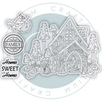 Craft Consortium Tales From Oak Wood Home Sweet Home Clear Stamps cclstmp003 image 1
