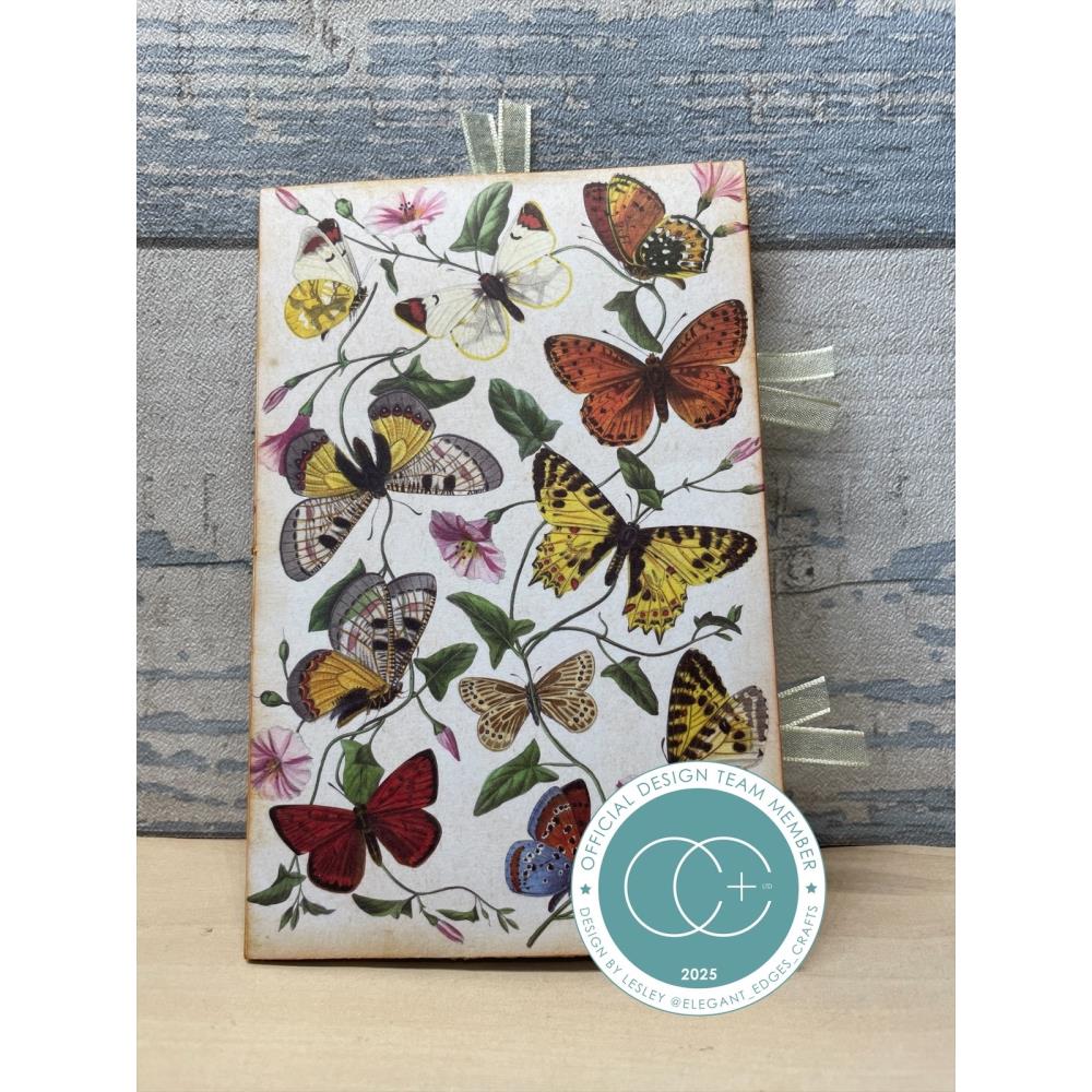 Craft Consortium The Collector 12 x 12 inch Premium Paper Pad ccepad038 beautiful butterflies