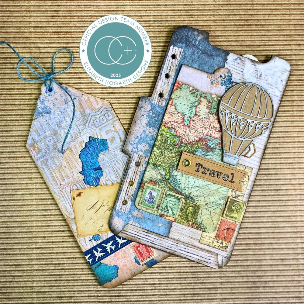 Craft Consortium The Collector 12 x 12 inch Premium Paper Pad ccepad038 hot air balloon