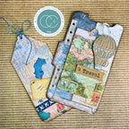 Craft Consortium The Collector 12 x 12 inch Premium Paper Pad ccepad038 hot air balloon