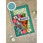 Craft Consortium The Collector 6 x 6 inch Premium Paper Pad ccepad038b colorful flowers