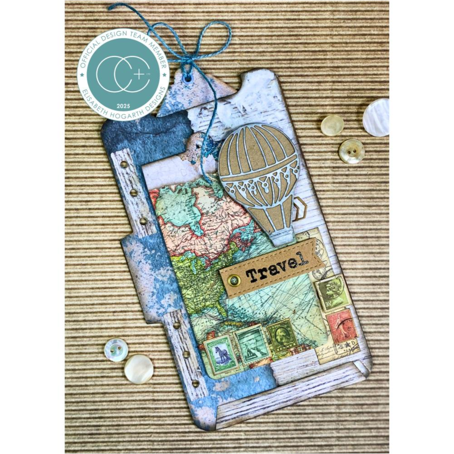 Craft Consortium The Collector 6 x 6 inch Premium Paper Pad ccepad038b hot air balloon