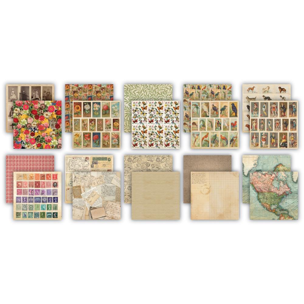 Craft Consortium The Collector 6 x 6 inch Premium Paper Pad ccepad038b image 