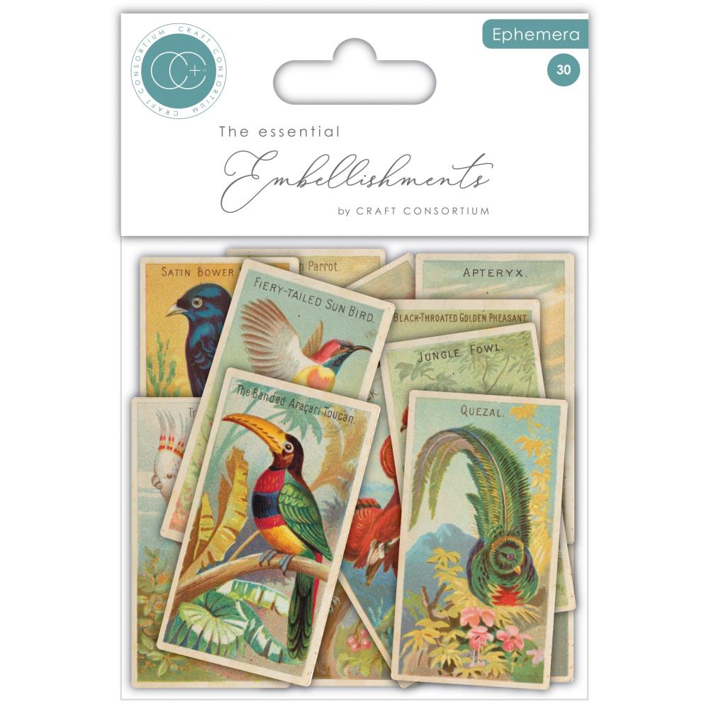 Craft Consortium The Collector Birds Ephemera ceeph002 1