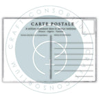 Craft Consortium The Collector Postcard Clear Stamps ccestmp016 image 1