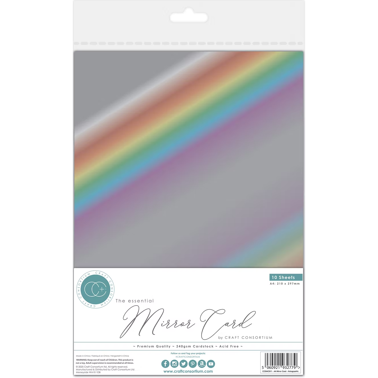 holographic card paper Holographic Essential Mirror Card